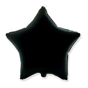 Flexmetal Fóliový balón Hvězda - černá