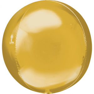Amscan Fóliový balón Koule - zlatá 38 x 40 cm