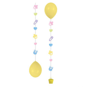 Amscan Dekorační stuha na balónky - Baby 3  ks
