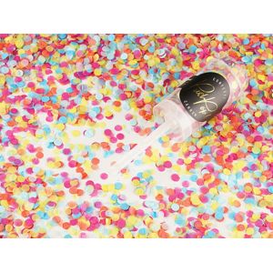 PartyDeco Malé vystřelovací konfety mix barev