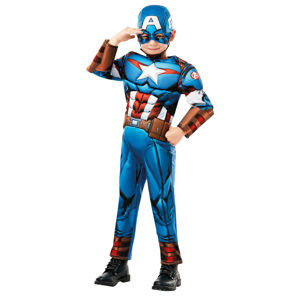 Rubies Kostým Captain America dětský deluxe Velikost - děti: S