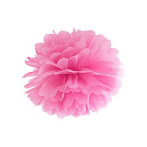 PartyDeco Pompom ve tvaru růžového květu 35 cm
