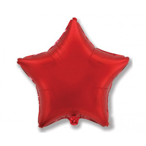 Flexmetal Fóliový balón Hvězda - rudá