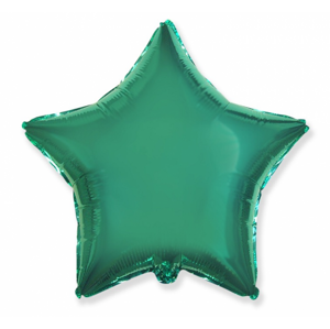 Flexmetal Fóliový balón Hvězda - Tyrkysový 43 cm