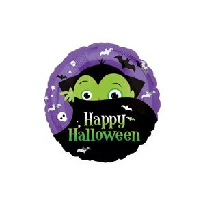 Amscan Fóliový balón okrouhlý - Happy Halloween