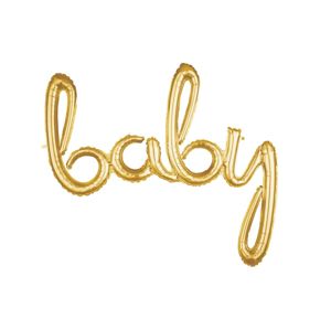 Amscan Fóliový balonek "baby" zlatý