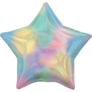 Amscan Fóliový balón - Holografická duha ve tvaru Hvězdy