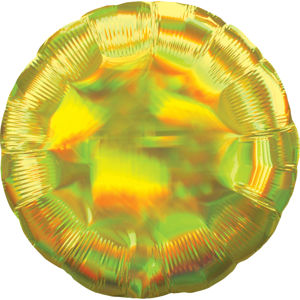 Amscan Fóliový balón - Holografický zlatý Kruh