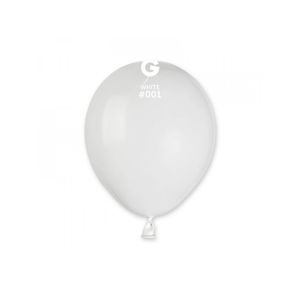 Gemar Balónek pastelový bílý 13 cm