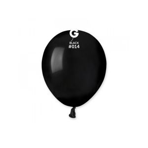 Gemar Balónek pastelový černý 13 cm