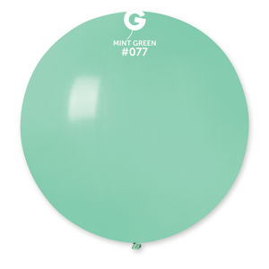 Gemar Kulatý pastelový balonek 80 cm - zelená máta