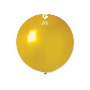 Gemar Kulatý metalický balonek 80 cm zlatý