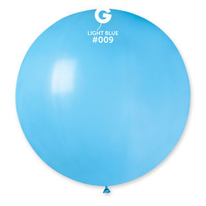 Gemar Kulatý pastelový balonek 80 cm světlemodrý
