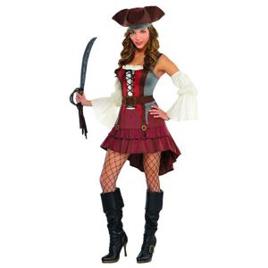 Amscan Dámský kostým - Přitažlivá pirátka Velikost - dospělý: S