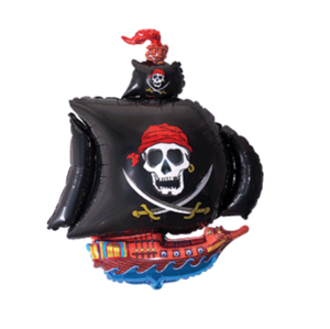 Flexmetal Fóliový balón - pirátská loď