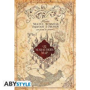 ABY style Plakát Harry Potter - Mapa záškodníků 91,5 x 61 cm