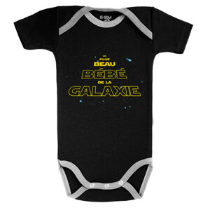 Baby-Geek Dětské body - Le plus beau bébé de la Galaxie Velikost nejmenší: 6 - 12 měsíců