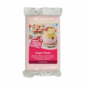 Funcakes Pastelově růžový rolovaný fondant Pastel Pink (barevný fondán) 250 g