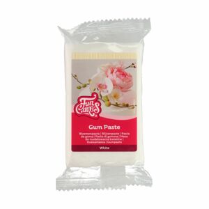 Funcakes Gum pasta bílá - hotová hmota na modelování květů a jemných tvarů 250 g