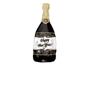 Amscan Fóliový balón - Šampaňské Happy New Year!