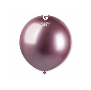 Gemar Balónek chromový růžový 48 cm
