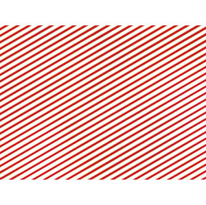 PartyDeco Balící papír červený 70 x 200 cm