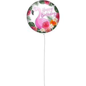 Procos Fóliový balón - Plameňák Happy Birthday 46 cm