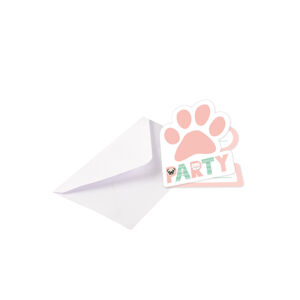 Amscan Pozvánky na oslavu - Hello Pets 8 ks