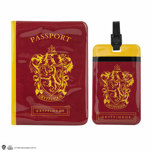 Distrineo Obal na pas a štítek na zavazadla Harry Potter - Nebelvír
