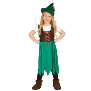 Guirca Dívčí kostým  Robin Hood Velikost - děti: L