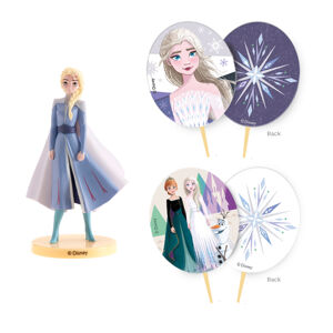 Dekora Sada dekorací na dort Elsa / Frozen 3 ks