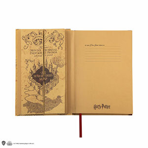 Distrineo Zápisník a mapa Harry Potter - Pobertův plánek