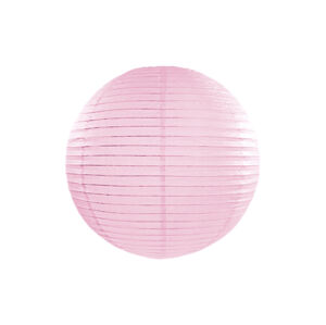 Partydeco Kulatý papírový lampion - růžový 25 cm