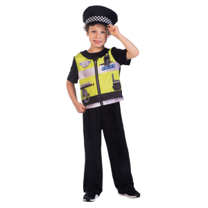 Amscan Dětský kostým - Policista s vestou Velikost - děti: XL