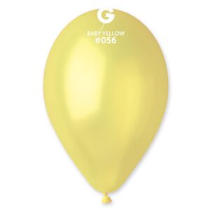 Gemar Balón metalický Baby žlutá 26cm