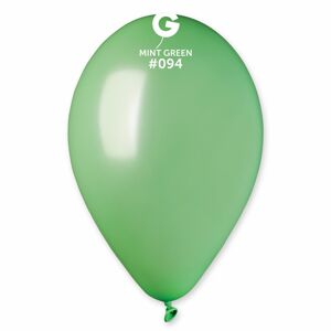 Gemar Balón metalický mátově zelená 26 cm