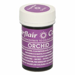 Sugarflair Gelová barva Orchid - Fialová 25 g