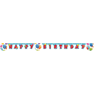 Procos Banner - Happy Birthday (Třpytivé balóny)