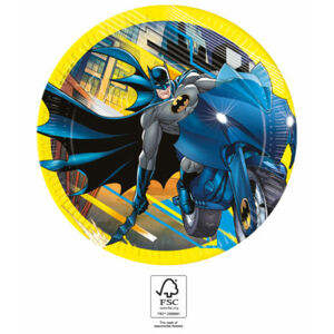 Procos Talíře - Batman na motorce 23 cm 8 ks