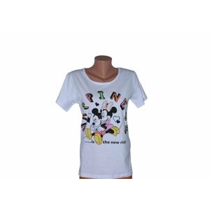 Setino Dámské tričko - Minnie Mouse Happiness bílé Velikost - děti: S