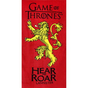 Setino Osuška - Game of Thrones Lannister červená 70 x 140 cm