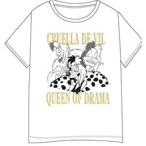 EPlus Dámské tričko 101 Dalmatinů - Cruella bílé Velikost - dospělý: S