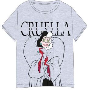 EPlus Dámské tričko 101 Dalmatinů - Cruella šedé Velikost - dospělý: L
