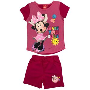 Setino Letní plážový set Minnie Mouse - tmavě růžový Velikost - děti: 122