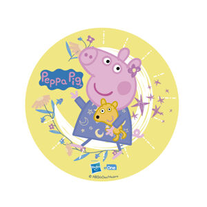 Dekora Jedlý papír - Peppa Pig žlutý 15,5 cm
