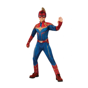 Rubies Dětský kostým - Hero Kapitán Marvel Deluxe Velikost - děti: S