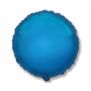 Flexmetal Fóliový balón kruh - modrý 45 cm