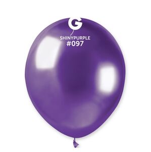 Gemar Balónek chromový - fialový 13 cm
