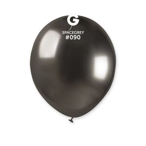 Gemar Balónek chromový - šedý 13 cm