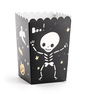 PartyDeco Dekorativní boxy na popcorn - Boo! 6 ks